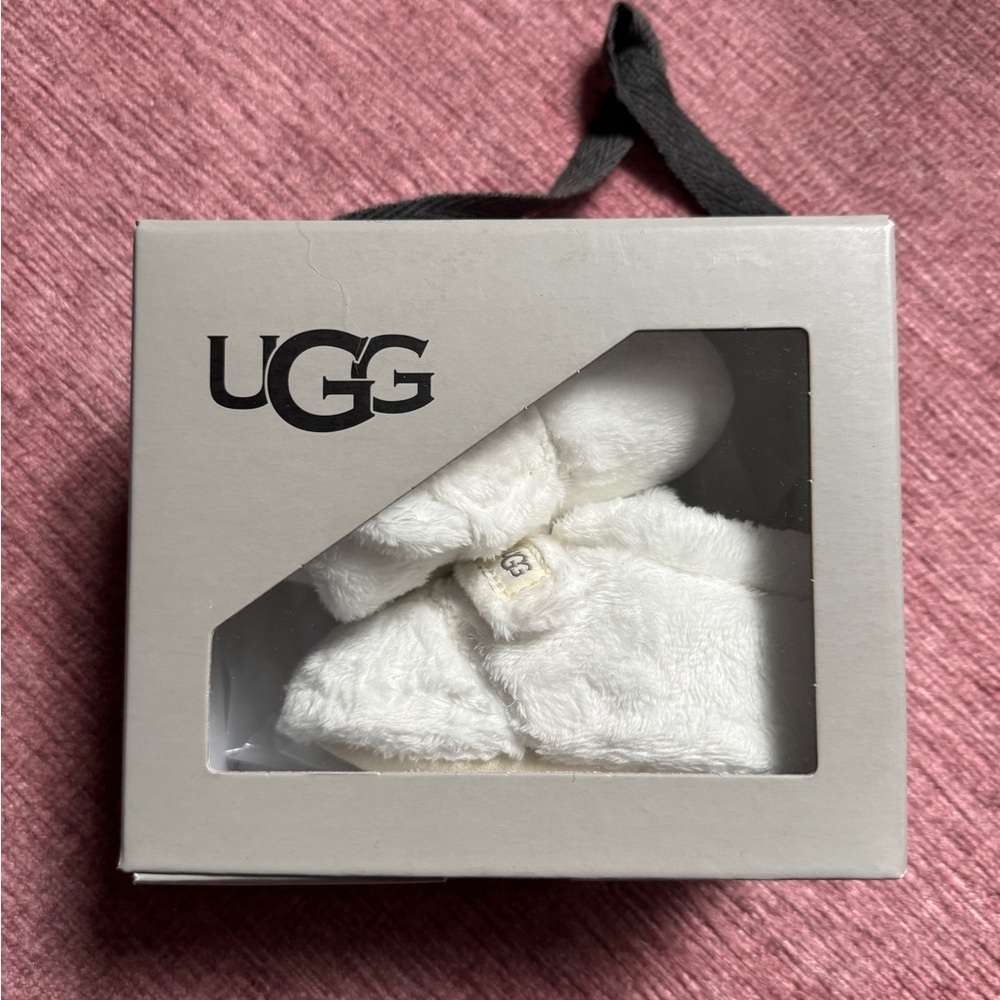 UGG White Baby Booties
